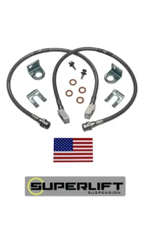 Superlift 82-86 Jeep CJ w/ 2-4in Lift Kit (Pair) Bullet Proof Brake Ho – SBX Performance Popular