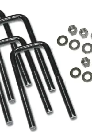 Superlift U-Bolt 4 Pack 9/16x3-5/16x11 Square w/ Hardware – SBX Performance Professional Grade