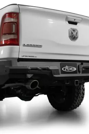 Same Day Shipping Addictive Desert Designs 19-24 RAM 1500 Black Label Rear Bumper – SBX Performance